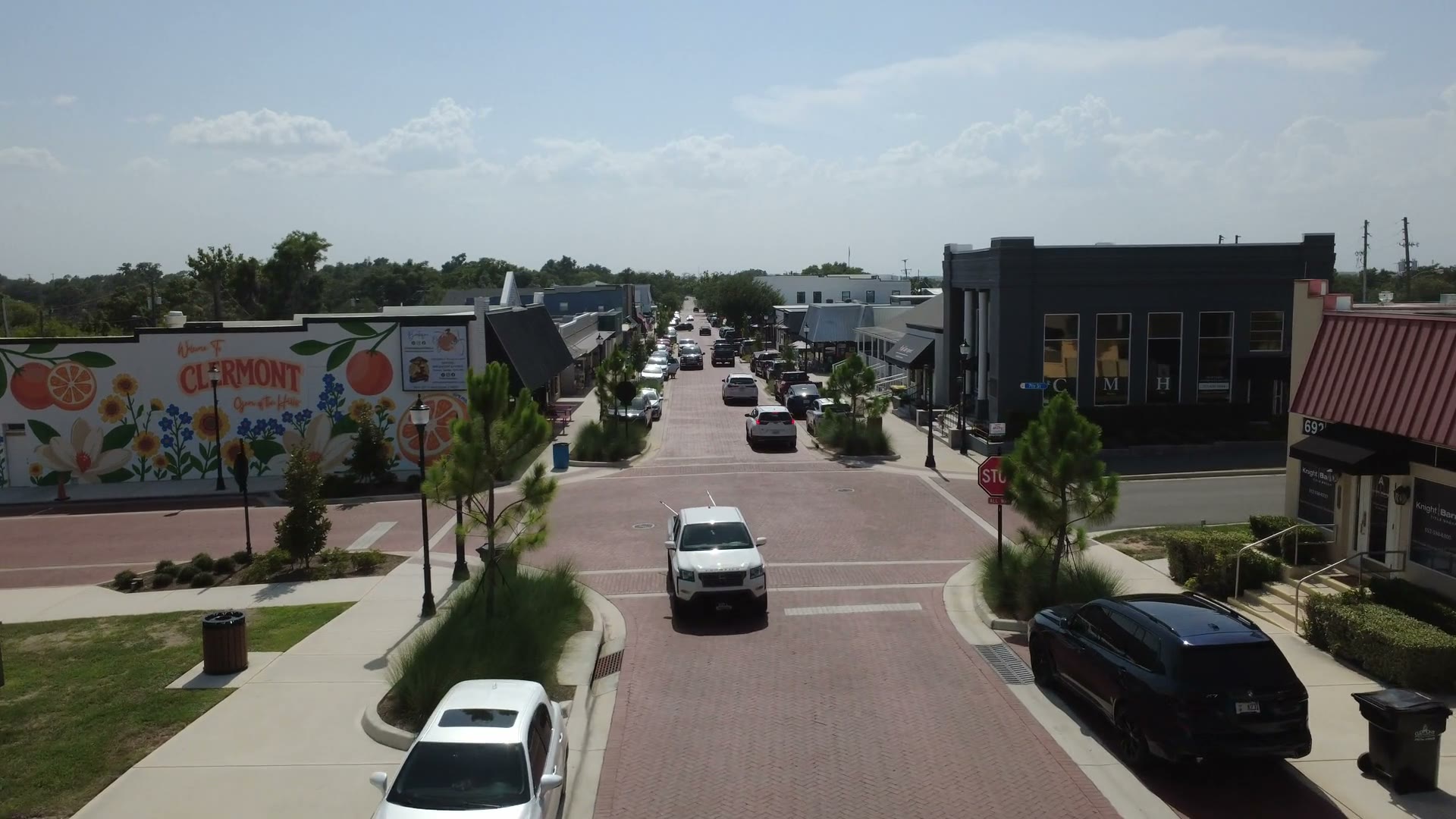Aerial view of Clermont, Florida