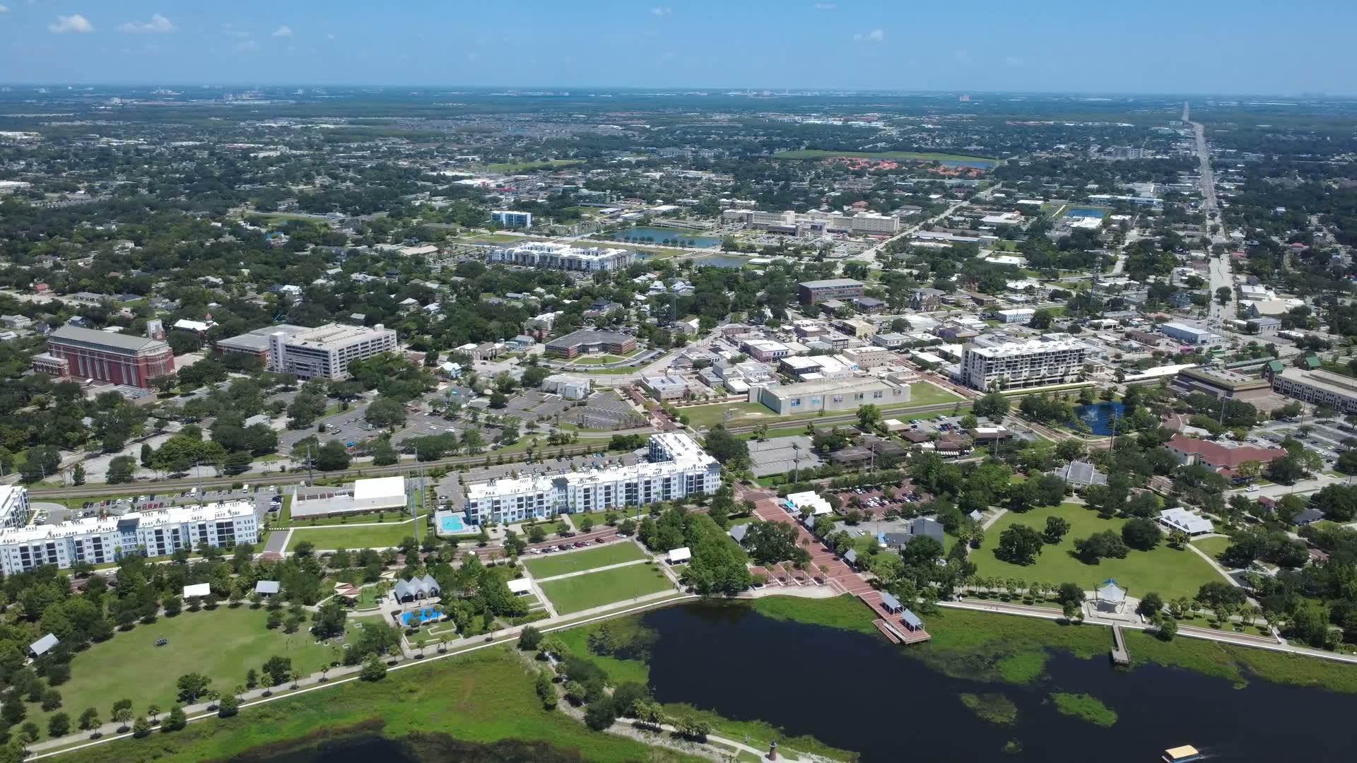 Aerial view of Kissimmee, Florida