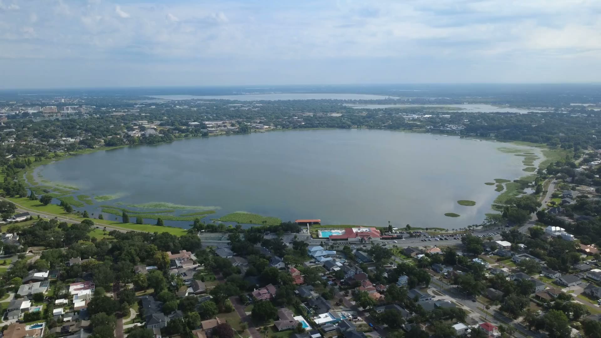 Aerial view of Lakeland, Florida