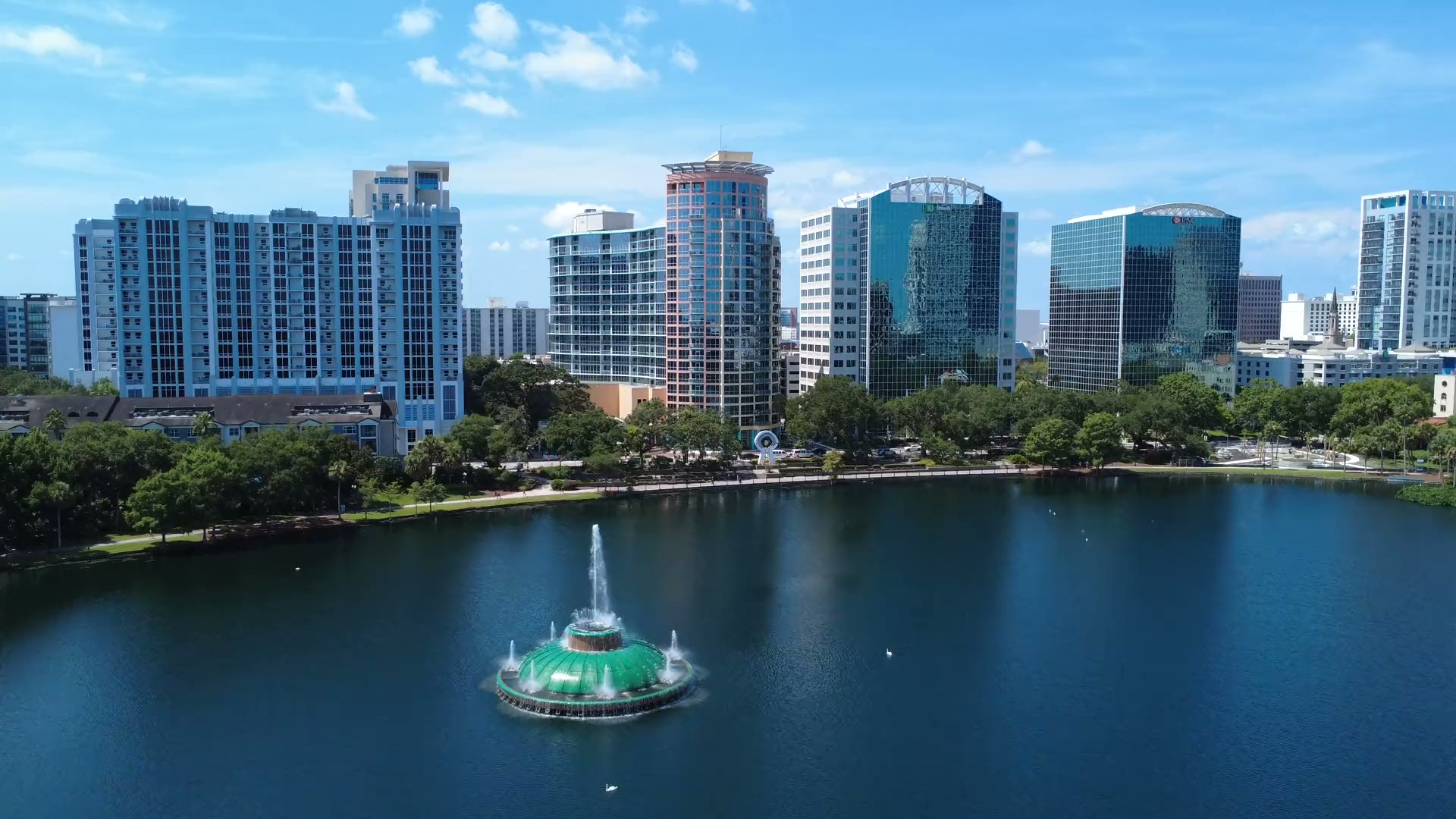 Aerial view of Orlando, Florida