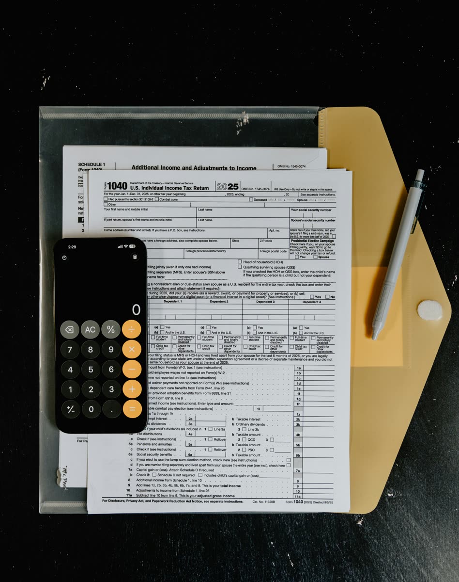 Reviewing mortgage pre-approval paperwork